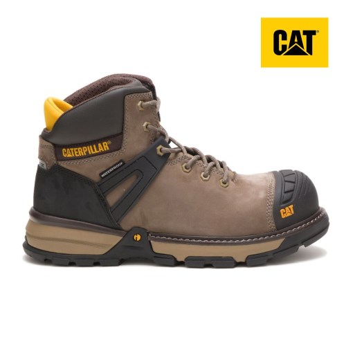 Caterpillar Excavator Superlite Waterproof Nano Toe Werkschoenen Heren Bruin (JZXT.NL)